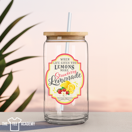 Strawberry Lemonade - UV DTF Cup Decal