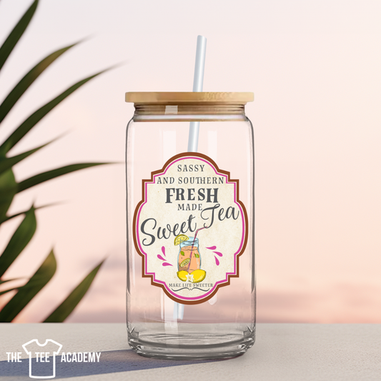 Sweet Tea- UV DTF Cup Decal