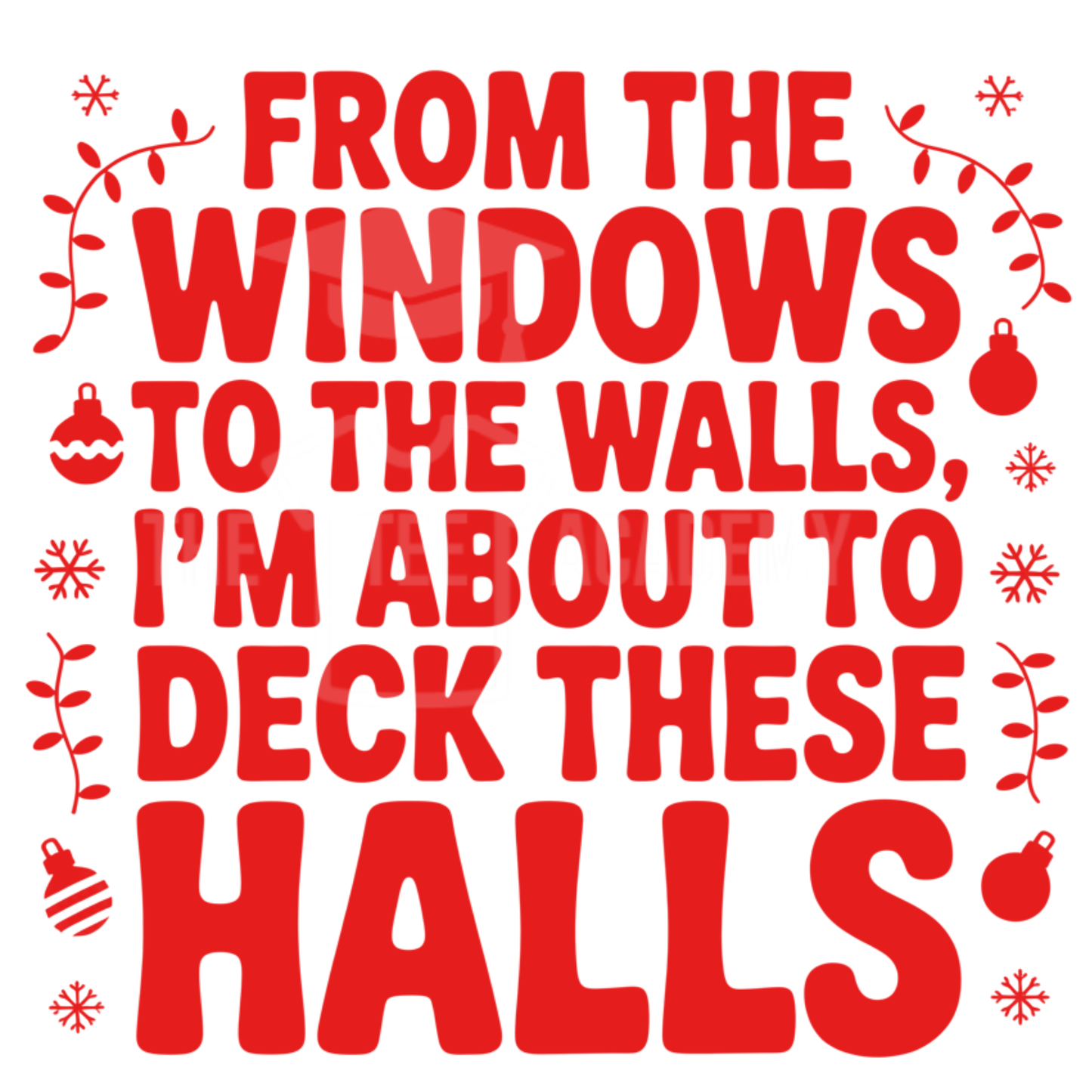 From the Window To The Halls- PNG File