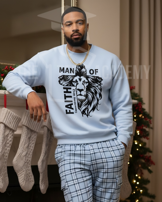 (Lion) Man Of Faith- Screen Print Transfer