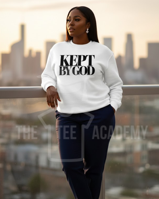 (Pre Order) Kept By God- Screen Print Transfer