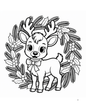 (SUBLIMATION) Sketch Transfer- Reindeer and Reef