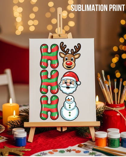 (SUBLIMATION) Sketch Transfer- HoHoHo