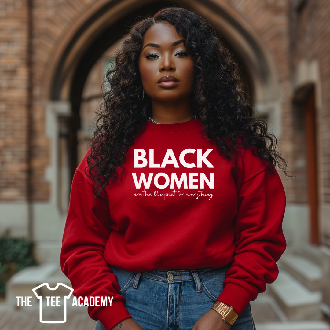 Black Women The Blueprint- Screen Print Transfer