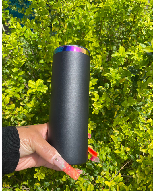 20 oz Tumbler- Rainbow Plated Tumbler