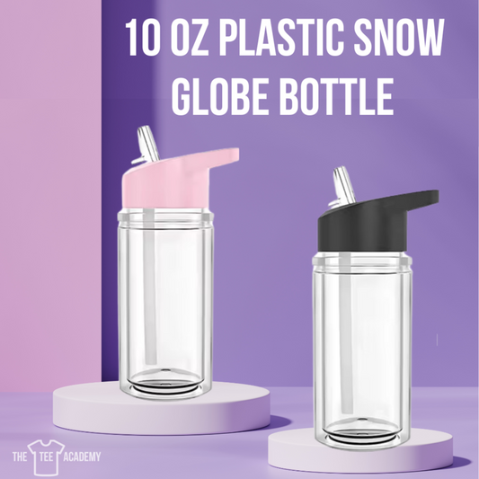 10 oz Snow Globe-Plastic Bottle