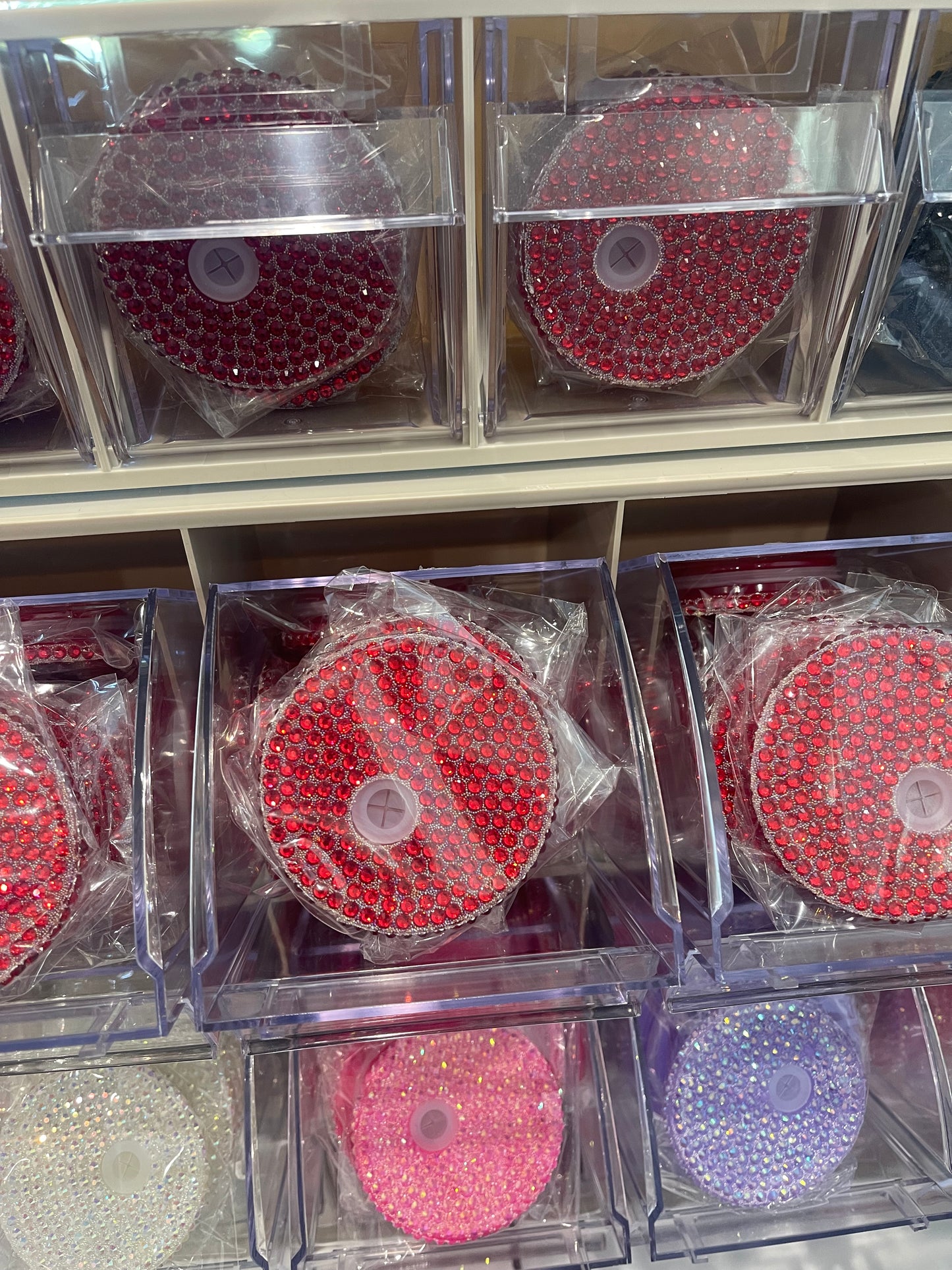 Rhinestone Bling Lids