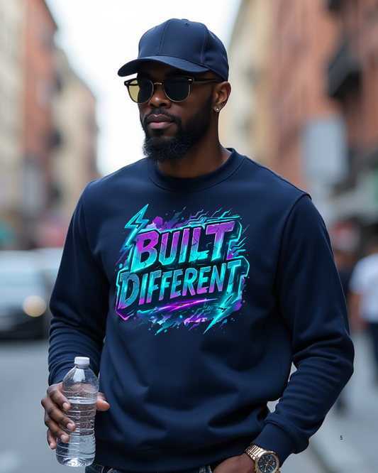 Built Different-Matte Clear Film Screen Print Transfer