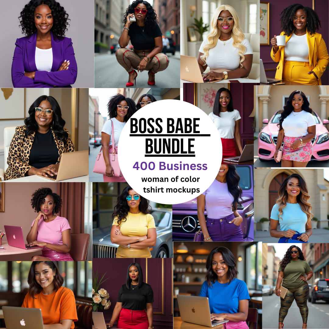 New* Boss Babe Business Mock up Bundle