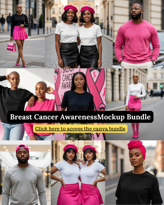Breast Cancer Awareness Mockup Bundle