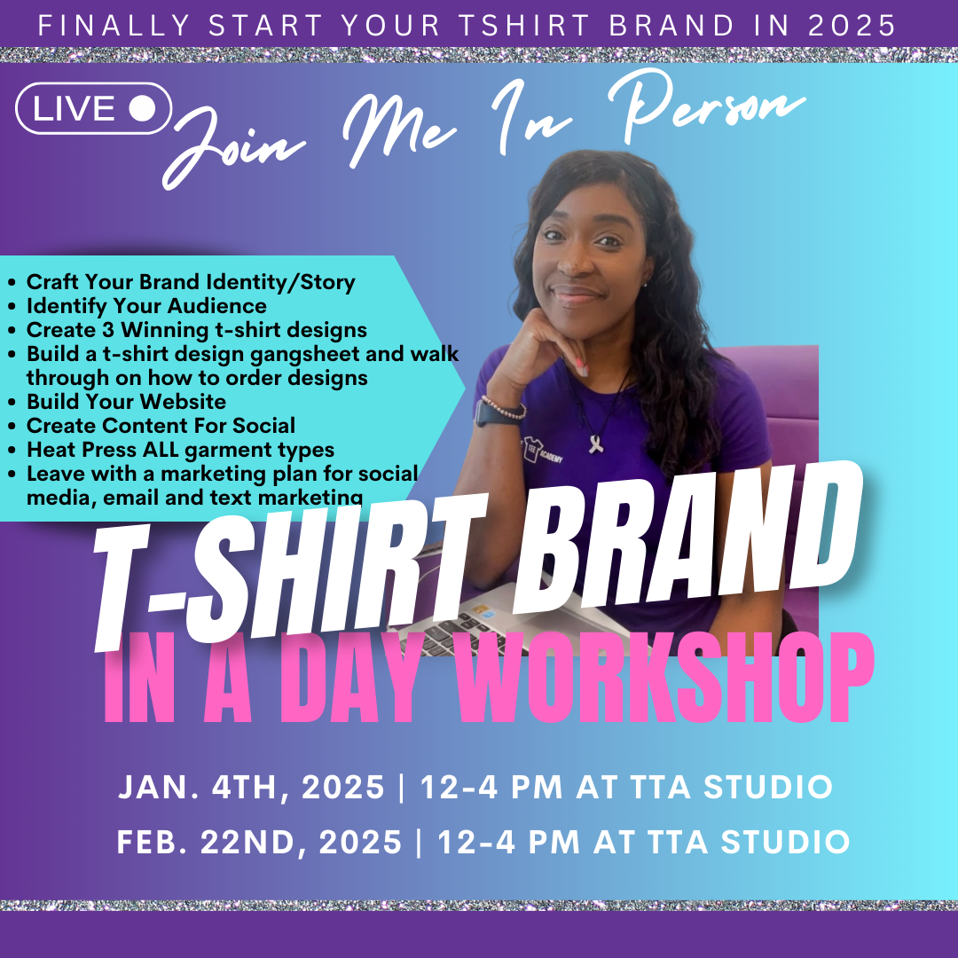 T-Shirt Brand In A Day *4 hour workshop