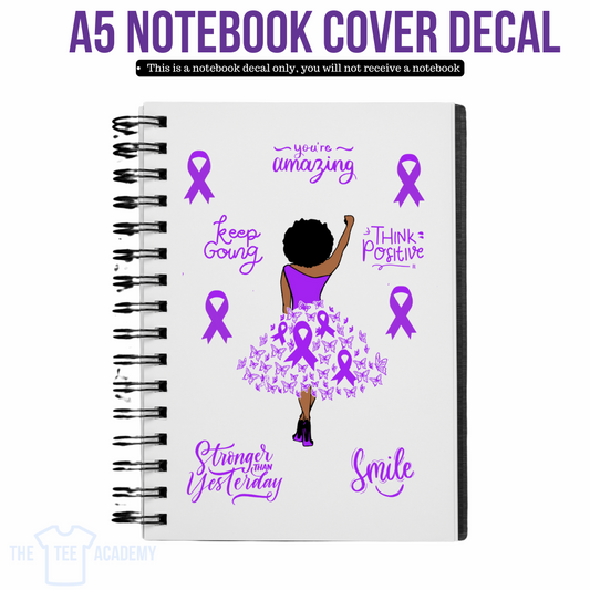 UV DTF Planner Cover Decal - Lupus Affirmations