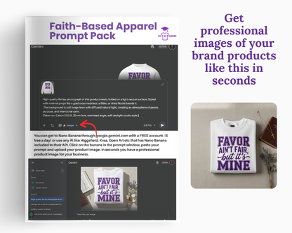 Faith & Gratitude Apparel Prompt Pack