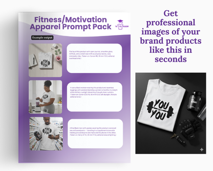 Fitness Motivation Apparel Prompt Pack