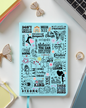 (Pre Order) UV DTF Planner Cover Decal- Believe You Can