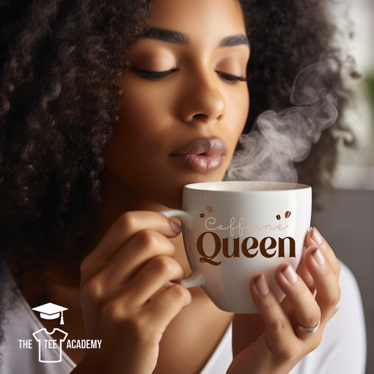 Caffeine Queen- UV DTF Cup Decal