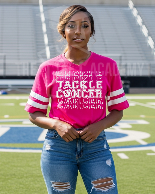 Tackle Cancer- Screen Print Transfer
