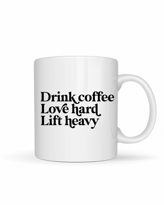 UV DTF Cup Decal - Coffee, Love, Lift