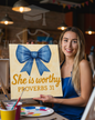 (Sketch Art) She Is Worthy- Screen Print Transfer