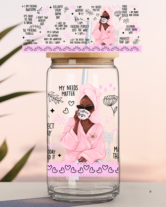 Worthy AF- UV DTF Cup Wrap
