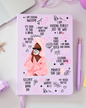 UV DTF Planner Cover Decal- Worthy AF