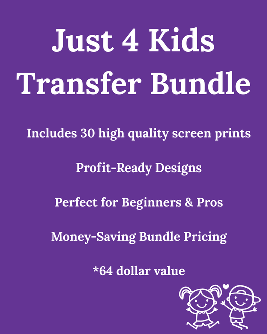 Kids Screen Print Transfer Bundle