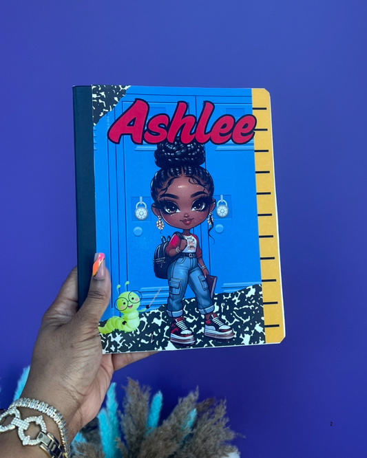 Custom Compostion Notebook Transfer (Back To School)