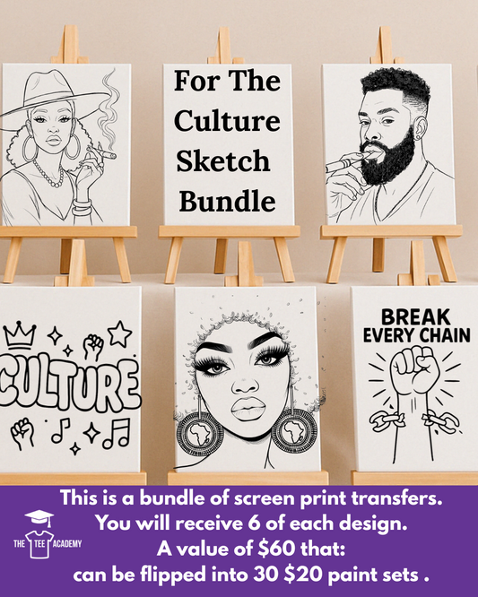 For The Culture- Sketch Transfer Bundle