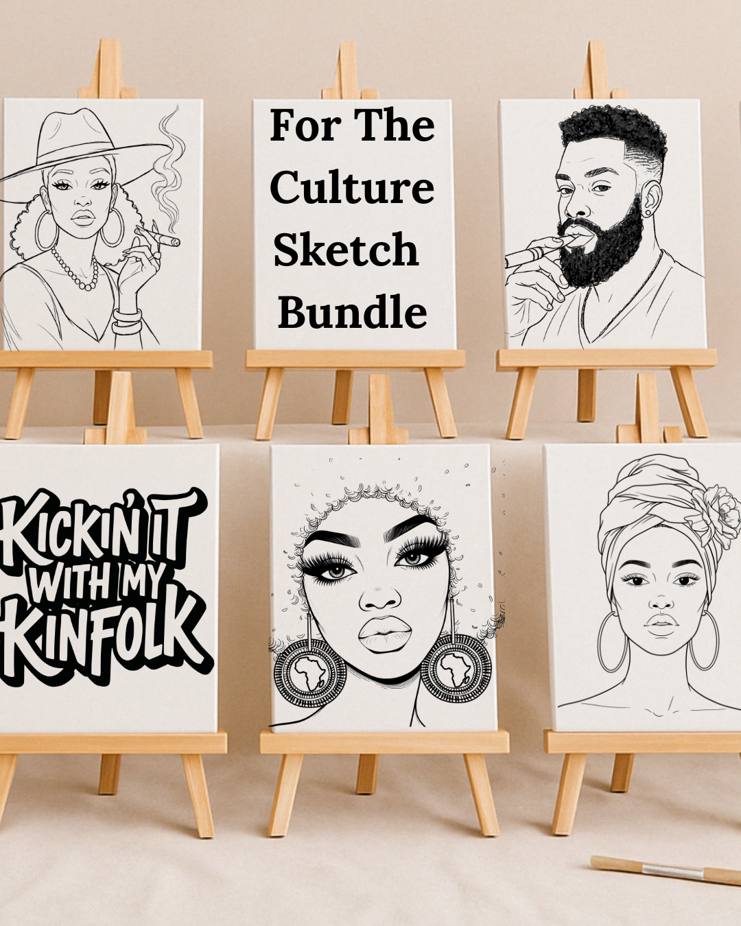 For The Culture- Sketch Transfer Bundle