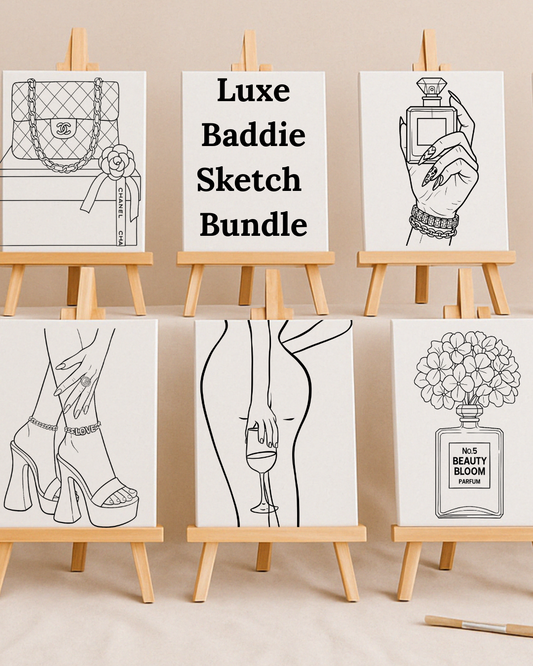 Luxe Baddie- Sketch Transfer Bundle