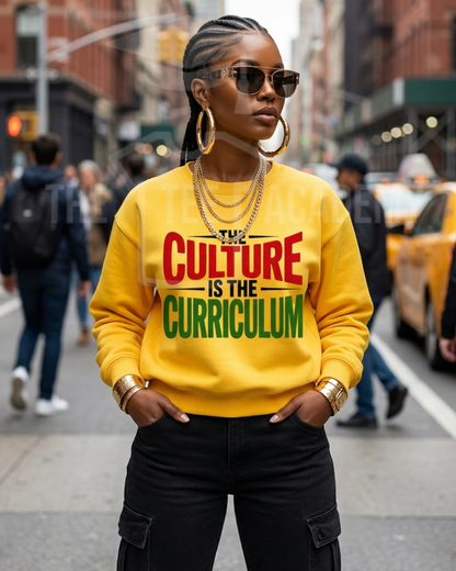 The Culture Is The Curriculum-Matte Clear Film Screen Print Transfer