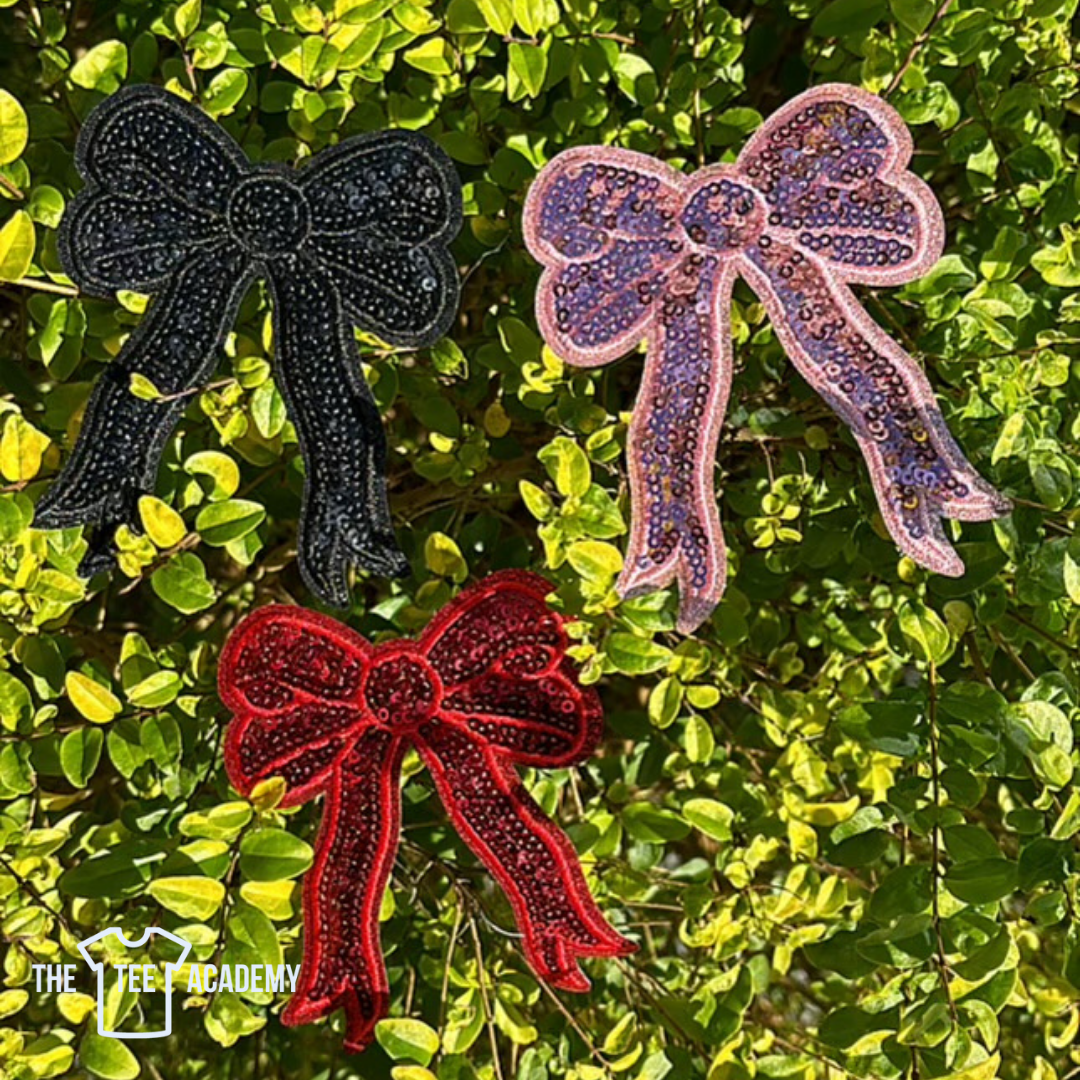 Sequin Patch Transfer- Side Bows