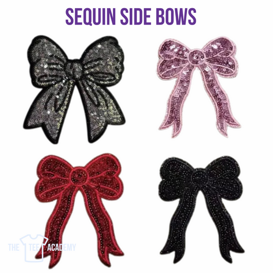 Sequin Patch Transfer- Side Bows