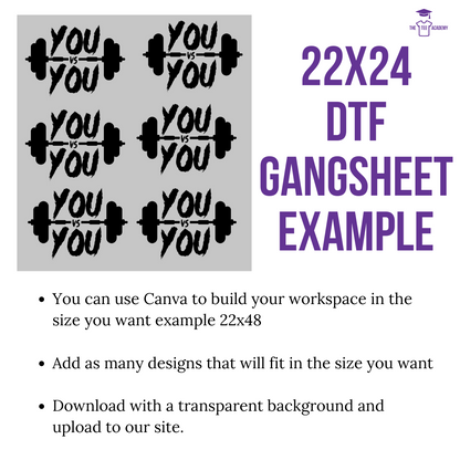 Custom DTF Gang Sheet - NO MINIMUMS