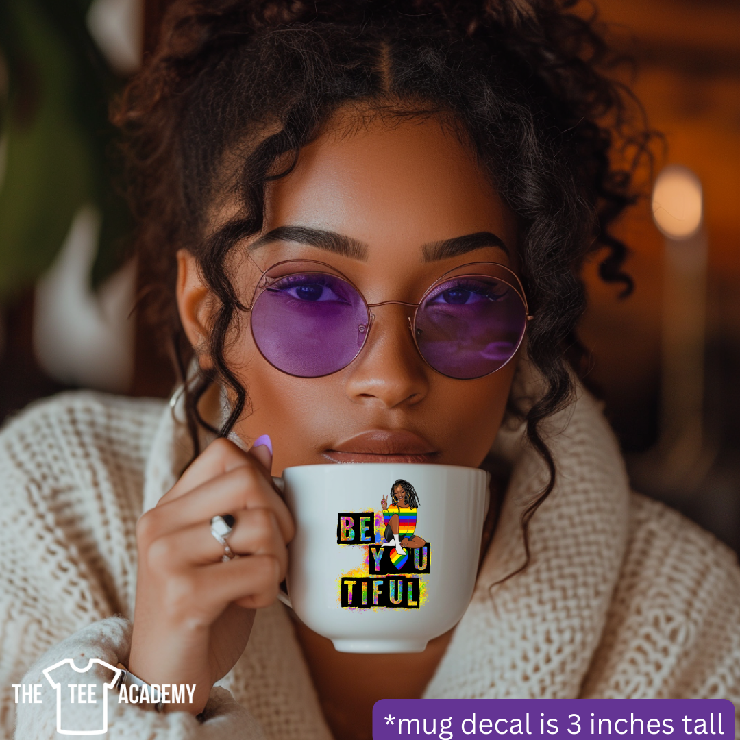 BeYOUtiful - UV DTF Cup Decal