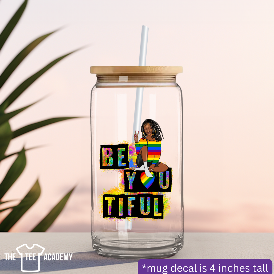 BeYOUtiful - UV DTF Cup Decal