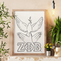 (Sketch Art) Sorority Babes - Screen Print Transfer
