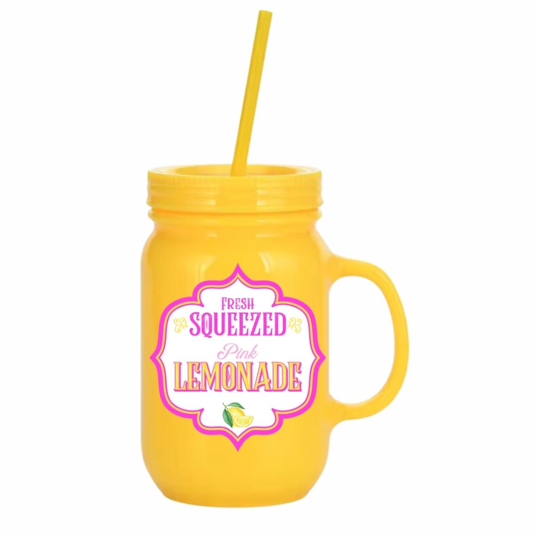 Fresh Squeezed Pink Lemonade- UV DTF Cup Decal