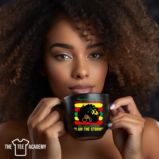 UV DTF Cup Decal- (Red, Yellow, Green) I Am The Storm
