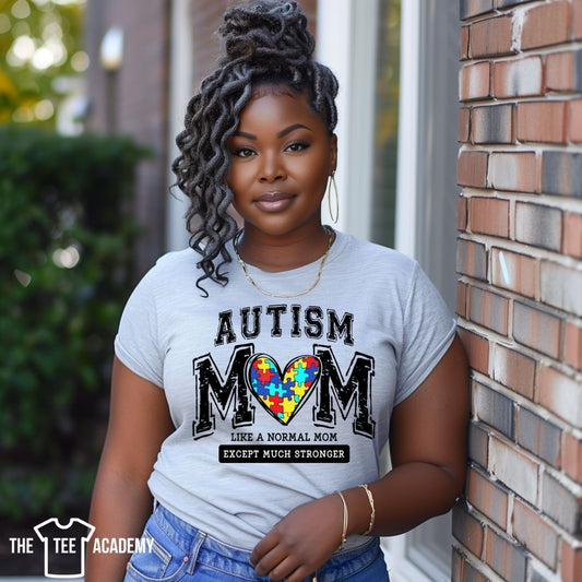 Autism MOM - Matte Clear Film Screen Print Transfer