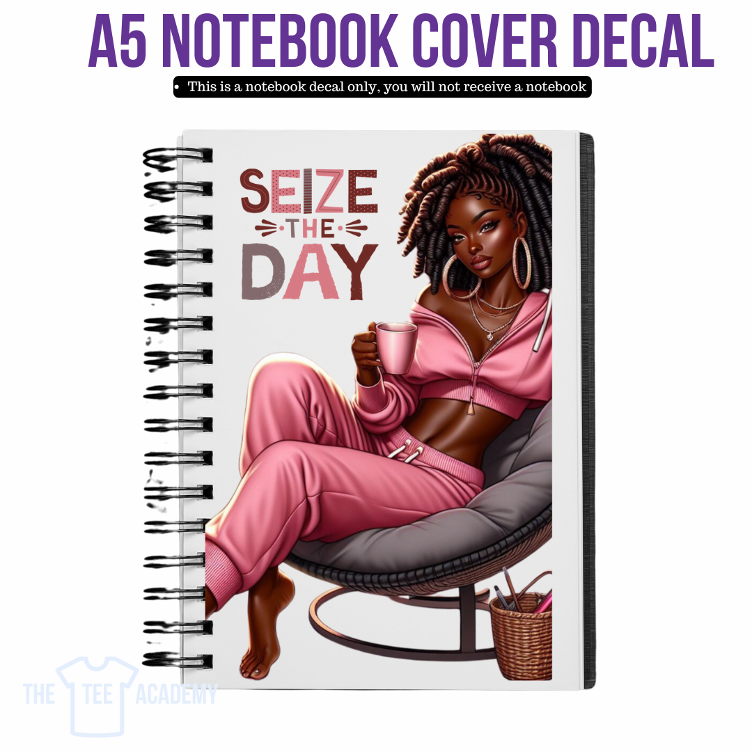 UV DTF Planner Cover Decal - Seize The Day