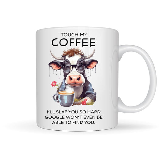 UV DTF Cup Decal - Touch My Coffee(Highland Cow)