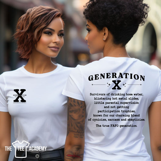 Generation X Set- Screen Print Transfer