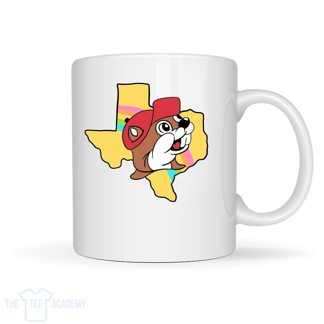 UV DTF Cup Decal- Texas Beaver