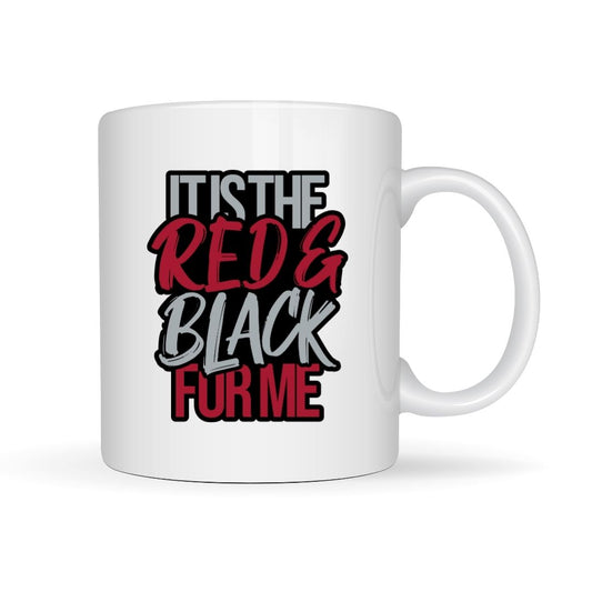 UV DTF Cup Decal- Red&Black For Me (Falcons)