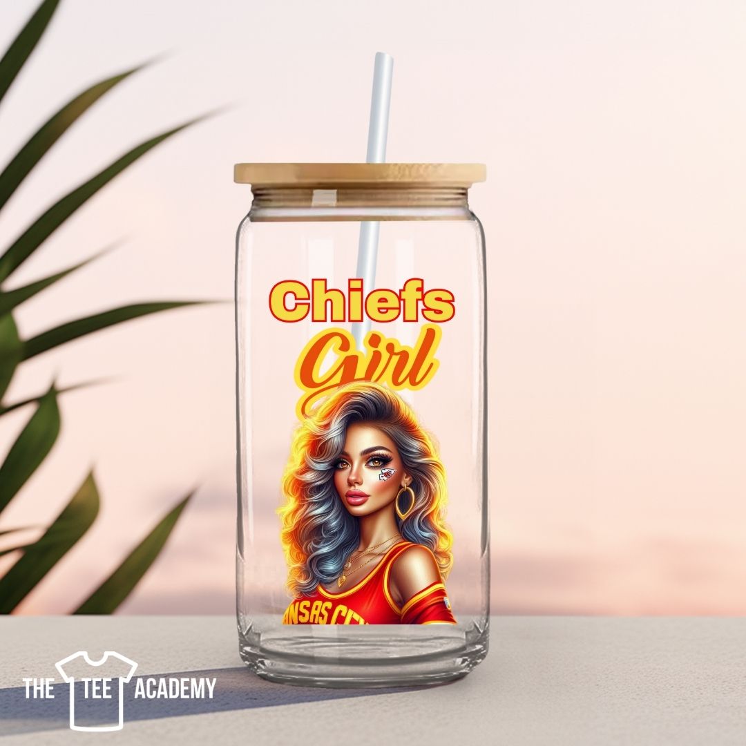 UV DTF Cup Decal- Chief's Girl