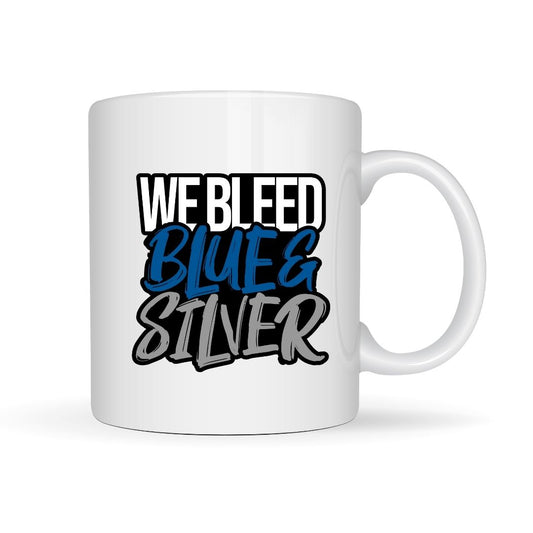 UV DTF Cup Decal- Bleed Blue&Silver (Cowboys)