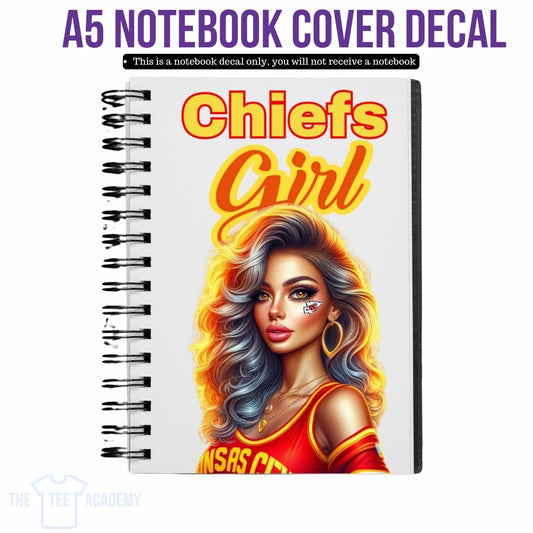 UV DTF Planner Cover Decal - Chiefs Girl