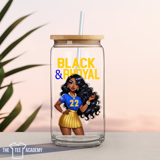 Black & Rhoyal - UV DTF Cup Decal