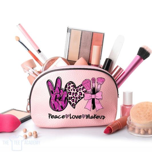 Peace Love Makeup-Matte Clear Film Screen Print Transfer